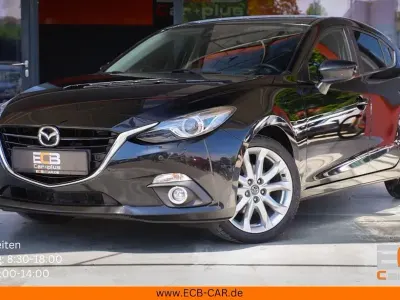 Gebraucht Mazda 3 Sports-Line 120 PS (88 kW) 2014 Schwarz Limousine