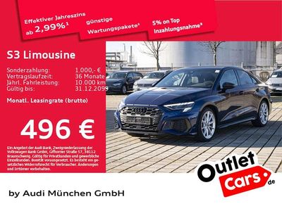 Navarrablau metallic Gebraucht 2023 Audi S3 Ambiente Limousine | 39.593 € (Fairer Preis)