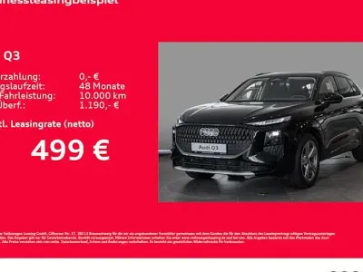 Neu Audi Q3 Advanced Plus 150 PS (110 kW) 2026 Schwarz SUV