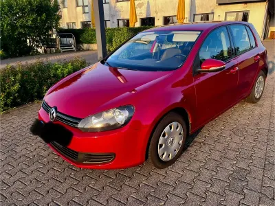 Gebraucht VW Golf VI Comfortline 80 PS (58 kW) 2009 Rot Kleinwagen