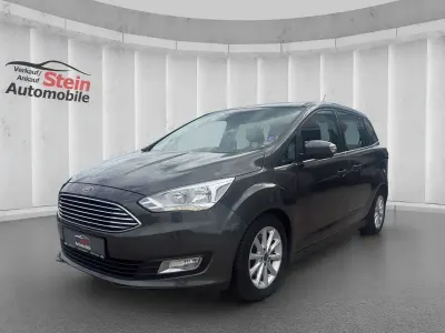 Gebraucht Ford Grand C-Max Titanium 125 PS (91 kW) 2016 Grau Van / Kleinbus