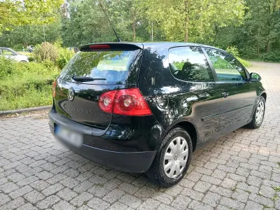 Gebraucht VW Golf V 2007 Schwarz Kleinwagen
