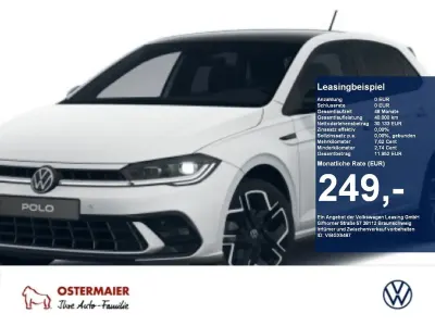 Nuova VW Polo R-line 116 CV (85 kW) 2025 Bianco Utilitaria