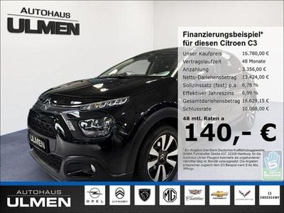 Gebraucht Citroën C3 Shine 110 PS (80 kW) 2023 Schwarz Kleinwagen