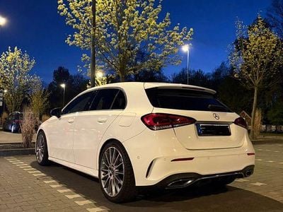 Gebraucht Mercedes A200 AMG line 163 PS (119 kW) 2018 Weiß Limousine