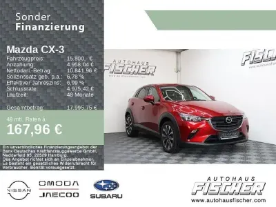 Używany Mazda CX-3 Ad'Vantage 121 KM (88 kW) 2021 Czerwony SUV