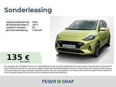 Neu Hyundai i10 Prime 77 PS (56 kW) 2025 Grün (lucid lime) Kleinwagen