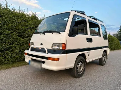 Gebraucht Subaru Libero 54 PS (39 kW) 1995 Weiß Van / Kleinbus