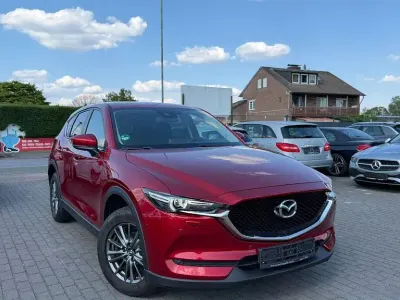 Gebraucht Mazda CX-5 Exclusive-Line 150 PS (110 kW) 2017 Rot SUV