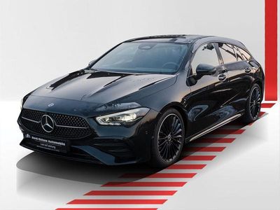 Metalliclack kosmosschwarz Gebraucht 2025 Mercedes CLA200 AMG Kombi | 36.990 € (Teuer)