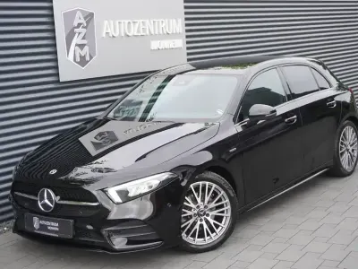 Brugt Mercedes A200 AMG line 163 HK (119 kW) 2022 Sort Sedan