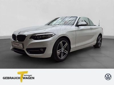 Second-hand BMW 220 Sport Line 184 CP (135 kW) 2016 Alb Cabrio