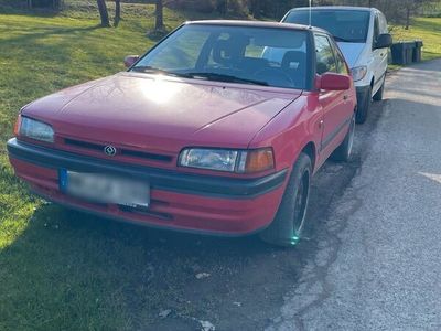 gebraucht Mazda 323 BG rot 75000km 2. Hand 2/3 1991