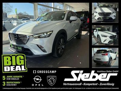 Gebraucht Mazda CX-3 Sports-Line 105 PS (77 kW) 2016 Mondsteinweiß metallic SUV