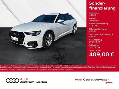 Gebraucht Audi A6 S-Line 204 PS (150 kW) 2025 Gletscherweiß metallic Kombi