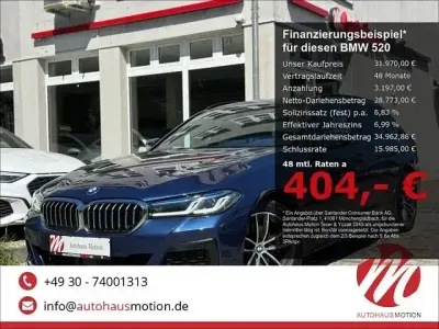 Gebraucht BMW 520 M Sport 190 PS (139 kW) 2021 Phytonicblau metallic Kombi