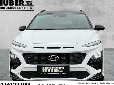Gebraucht Hyundai Kona N Line 120 PS (88 kW) 2021 Schwarz metallic SUV