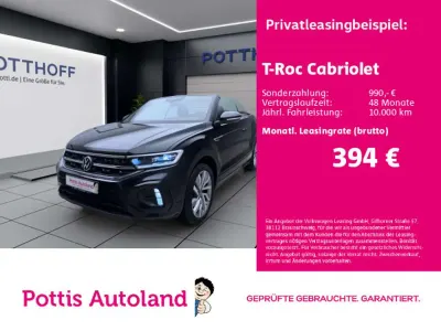 Gebraucht VW T-Roc R-line 150 PS (110 kW) 2022 Deep black perleffekt SUV