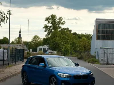 Używany BMW 118 Shadowline 136 KM (100 kW) 2017 Niebieski Hatchback