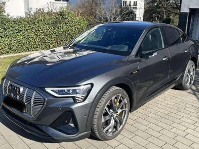 Brugt Audi e-tron Sportback S-Line 300 kW (408 HK) 2020 Grå SUV