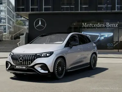 Gebraucht Mercedes EQE AMG 43 Night 350 kW (476 PS) 2024 Lack hightechsilber SUV