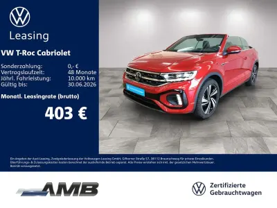 Gebraucht VW T-Roc Cabriolet R-line 150 PS (110 kW) 2025 Rot Cabrio