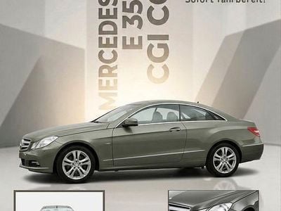 Usata Mercedes E350 292 CV (214 kW) 2009 Verde Coupé