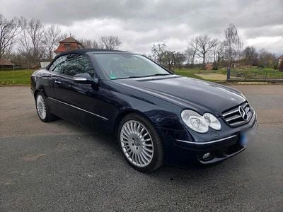 Usata Mercedes CLK280 Avantgarde 231 CV (169 kW) 2008 Blu Cabrio
