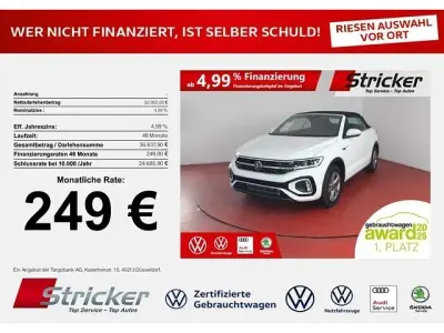 Gebraucht VW T-Roc Cabriolet R-line 150 PS (110 kW) 2025 Cabrio