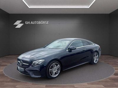 Brugt Mercedes E200 AMG line 197 HK (144 kW) 2019 Blå Coupe