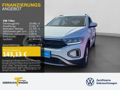 Usata VW T-Roc Life 110 CV (80 kW) 2022 Bianco SUV
