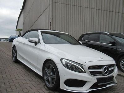 Weiß Gebraucht 2018 Mercedes C180 AMG line Cabrio | 23.990 € (Guter Preis)