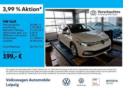 Brugt VW Golf VIII Style 131 HK (96 kW) 2022 Hvid Sedan