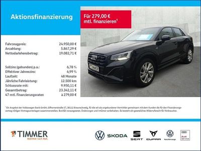 Gebraucht Audi Q2 S-Line 150 PS (110 kW) 2021 Schwarz SUV