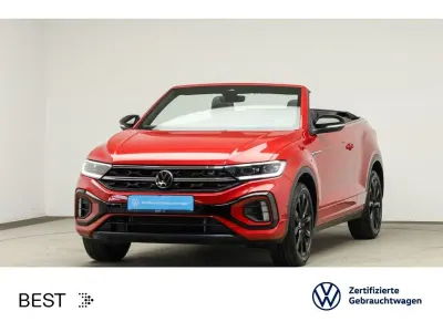 Gebraucht VW T-Roc Cabriolet Style 150 PS (110 kW) 2022 Kings red metallic/schwarz Cabrio