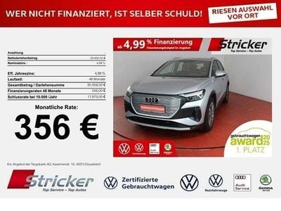 Silber Gebraucht 2023 Audi Q4 e-tron Advanced Plus SUV | 29.949 € (Superpreis)