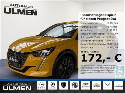Gelb Gebraucht 2023 Peugeot e-208 GTi Kleinwagen | 20.650 € (Fairer Preis)