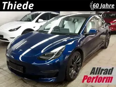 Brugt Tesla Model 3 Performance 461 kW (627 HK) 2022 Blå Sedan