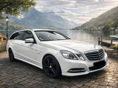 Brugt Mercedes E220 Avantgarde 170 HK (125 kW) 2010 Hvid Sedan