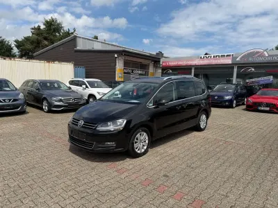 Gebraucht VW Sharan 150 PS (110 kW) 2019 Schwarz Van / Kleinbus