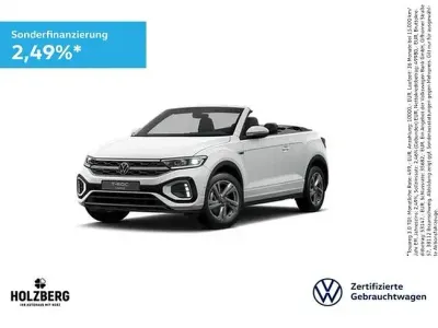 Gebraucht VW T-Roc Cabriolet R-line 150 PS (110 kW) 2025 Weiß Cabrio