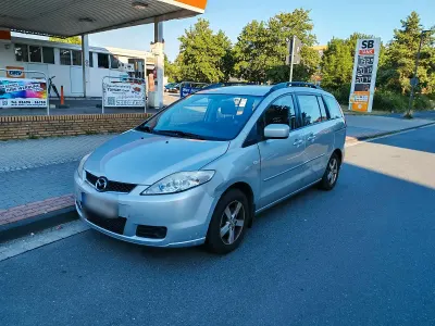 Gebraucht Mazda 5 118 PS (86 kW) 2007 Silber Van / Kleinbus