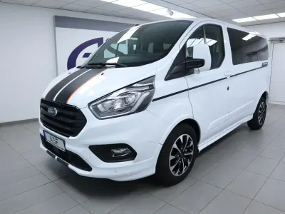 Gebraucht Ford Transit Custom Sport 170 PS (125 kW) 2023 Frostweiß Van / Kleinbus