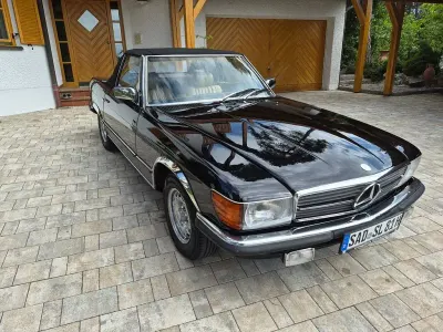 Gebraucht Mercedes SL450 160 PS (117 kW) 1980 Schwarz Cabrio