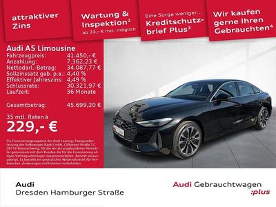 Gebraucht Audi A5 Sport 204 PS (150 kW) 2024 Mythosschwarz metallic Limousine