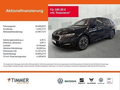 Gebraucht Skoda Octavia Clever 116 PS (85 kW) 2022 Schwarz Kombi