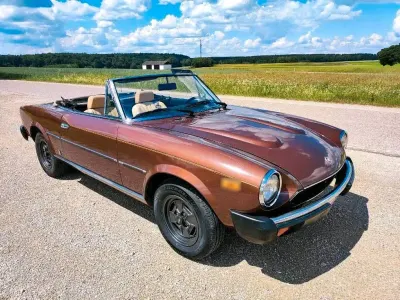 Gebraucht Fiat 124 Spider 105 PS (77 kW) 1980 Braun Cabrio