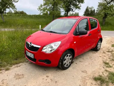 Gebraucht Opel Agila 65 PS (47 kW) 2009 Rot Kleinwagen