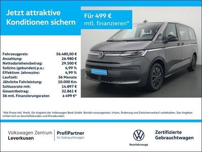 Gebraucht VW Multivan Style 218 PS (160 kW) 2023 Indiumgrau Van / Kleinbus