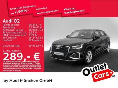 Gebraucht Audi Q2 Advanced Plus 150 PS (110 kW) 2022 Brillantschwarz SUV